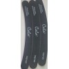 CALA Banana Black Nail File 100/180 REF:70125, 3 Count Washable