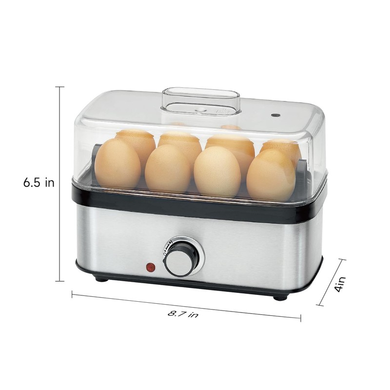 Electric Egg Cooker Rapid – 8 Egg Capacity for Hard