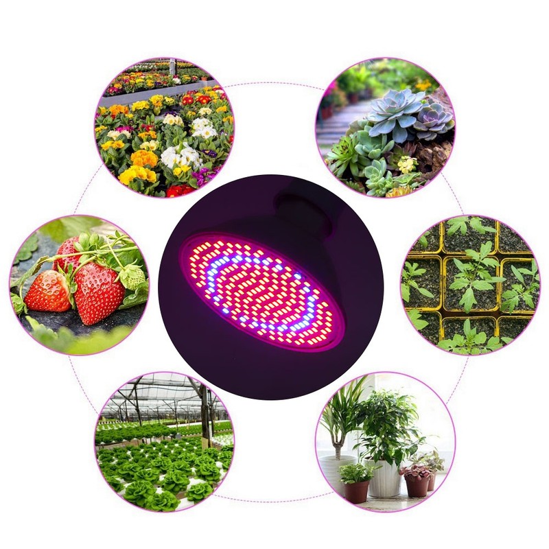 200LED Plant Light Single Head LED Plants Growing Light for