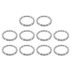 sourcing map Bicycle Crank Ball Bearing 3/16Inch (4mm) x 16 Balls, 6pcs Replacement Ball Bearings for Bottom Bracket Bearings Bike Wheel Frame Bearing Repair