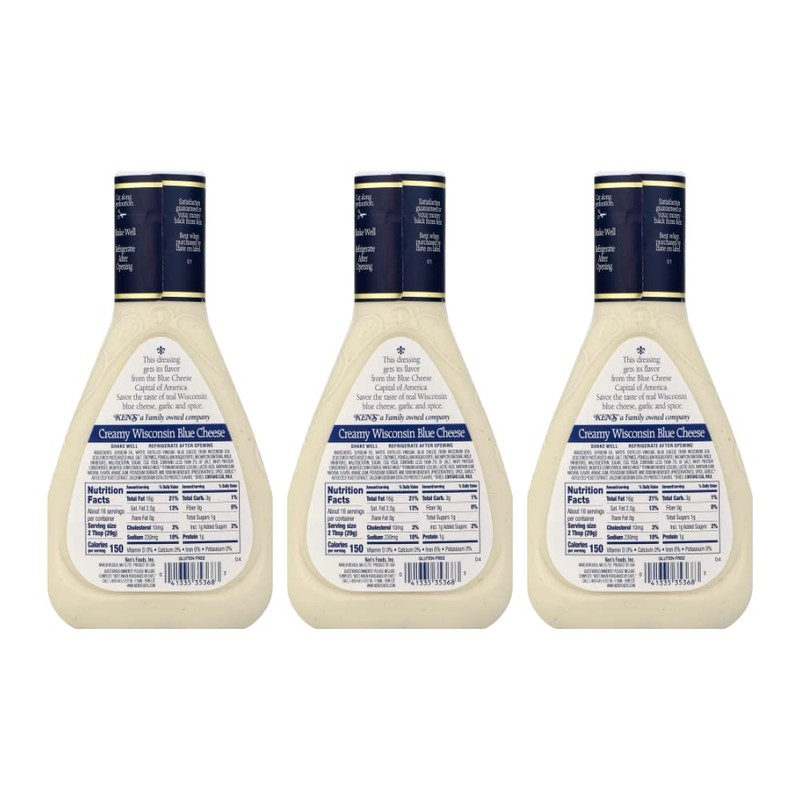 Ken's Steak House Creamy Wisconsin Blue Cheese Dressing (16 Fl