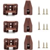 Surf turtle 3 Pack Drawer Slides and Guides,Plastic Drawer Replacement