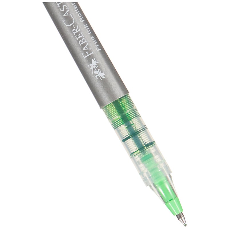 Faber-Castell Free Ink Roller Pen 0.7mm - Light Green