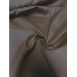 60 Inch Brown Poly Cotton Broadcloth Fabric - by The Yard