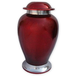 Ruby Metal Urn by Beautiful Life Urns