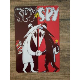 Spy VS Spy 8x12 Metal Wall Sign