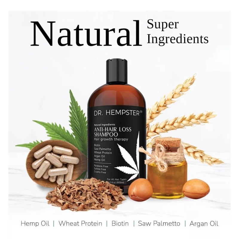 Dr.hempster Dr Hempster Para Pérdida Del Cabello Champú De Biotina