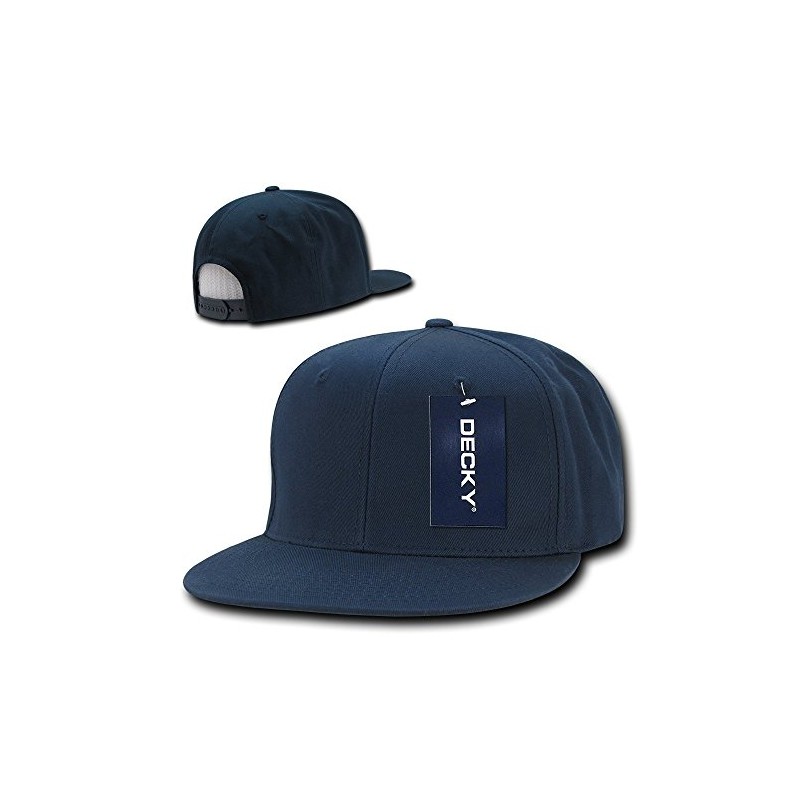 DECKY Mens Snapback Baseball-caps, Navy