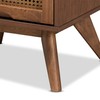 Baxton Studio Barrett Nightstands, Walnut Brown
