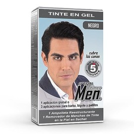 Loquay Primer Men Tinte en gel, Negro, 111 g