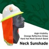 Wolf High-Visibility Orange Reflective Stripe Hard Hat Mesh Stretch Band