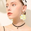 KaFu Flower Earrings for Women Acrylic Long Tiered Large Flower