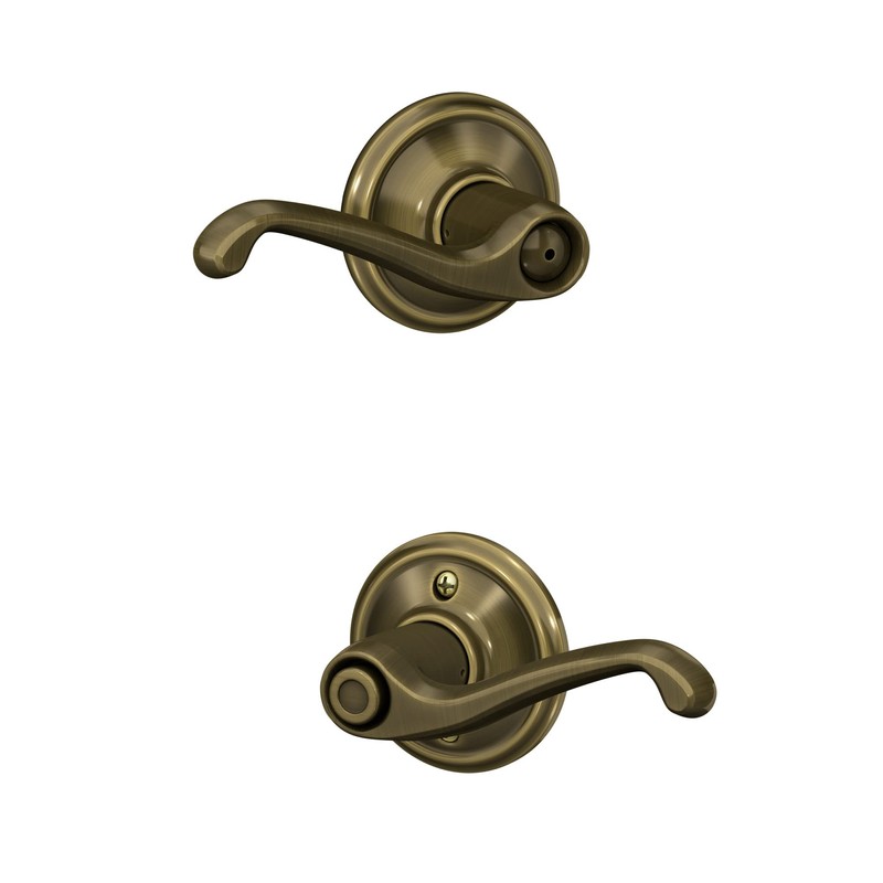 Schlage F40 FLA 609 Flair Door Lever, Bed & Bath