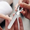 Nail File Stainless Steel,Metal File for Thick Toenails - Portable