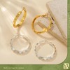YOUNGYUE 30mm Sterling Silver Hoop Earrings for Women Hypoallergenic 925