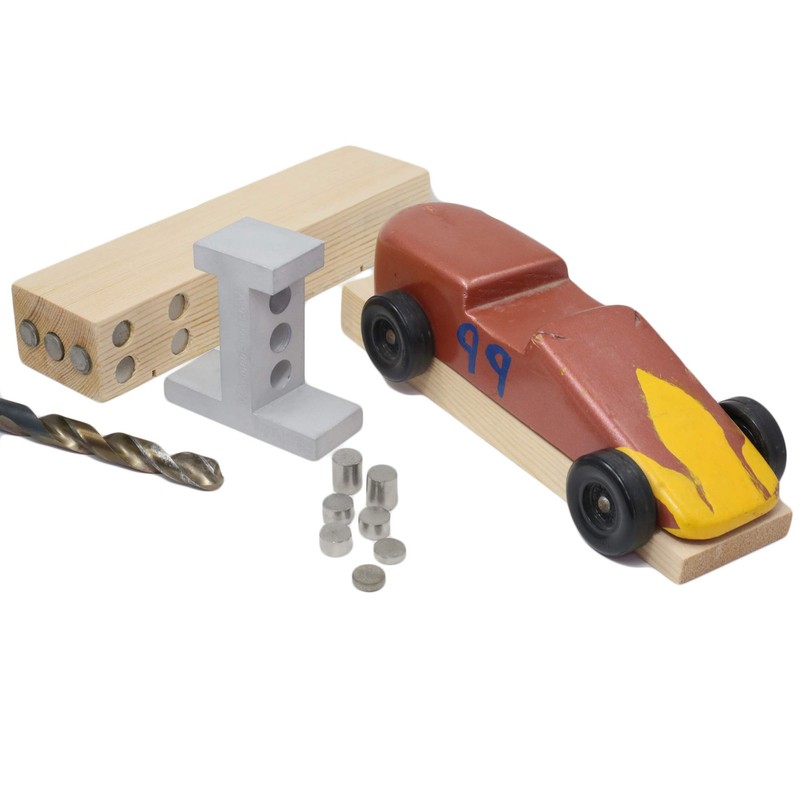 T-Tool Tungsten Weight Placement Drilling Tool for Pinewood Cars