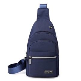 Seoky Rop Sling Bag Crossbody Backpack for Men Women Small Chest Shoulder Bag for Travel Hiking Daypack Blue