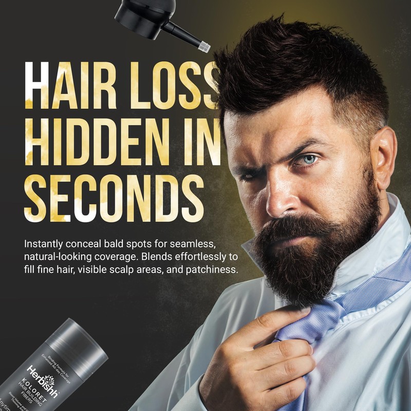 Herbishh Hair Fiber (Dark Brown, 27 G)