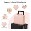Maletin Estuche De Maquillaje Con Espejo Y Luz Led 3