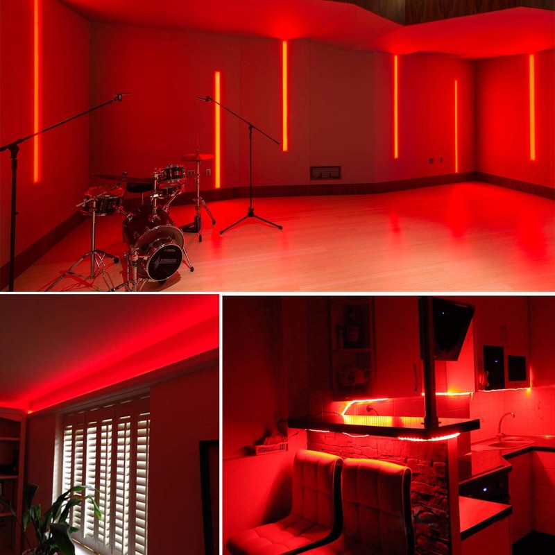 Red LED Rope Strip Lights bright led strip red led