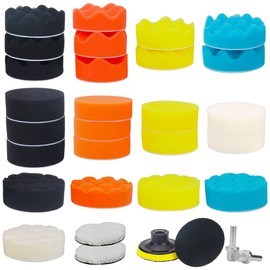 SI Fang 80 mm Polishing Sponges Pads, Pack of 31 Polishing Attachment Cordless Screwdriver