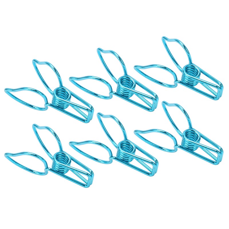 100pcs Binder Clips Cute Cartoon Peach Shape Metal Hollow Tail