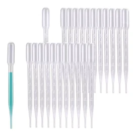 RAMMASTERY Pipetas Gotero Plásticas Transferencia Desechable 3ml 400pza