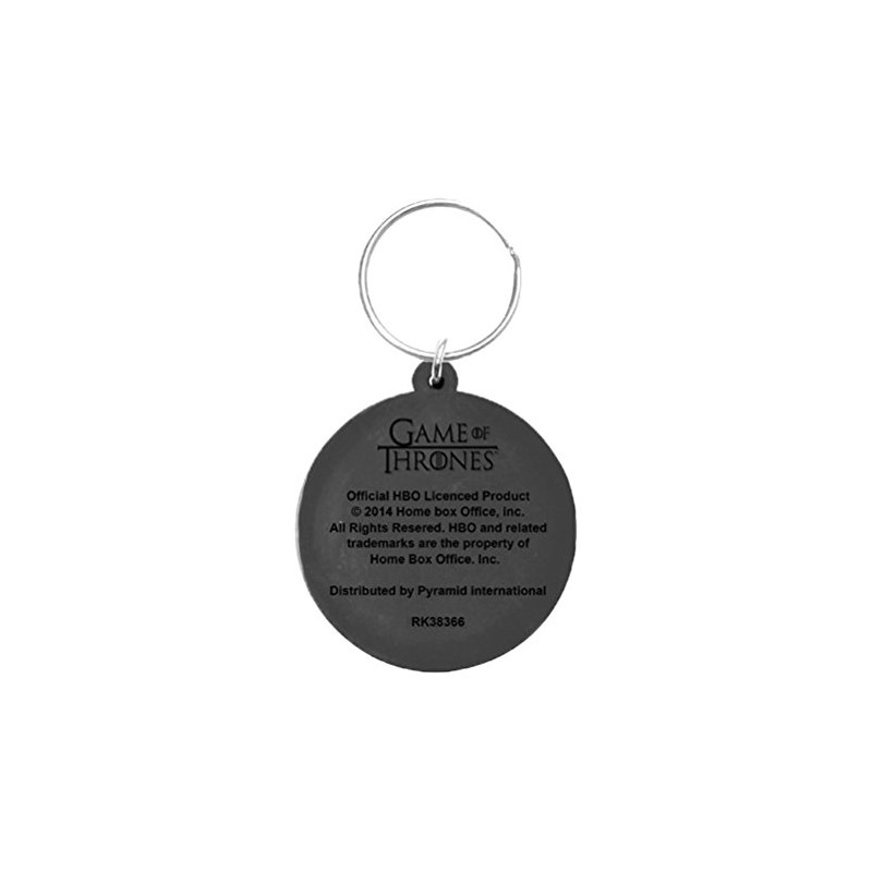 Game of Thrones Logo Rubber Keychain