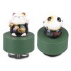 Music Box Round Shape Fortune Cat Style Pleasing Melody Exquisite