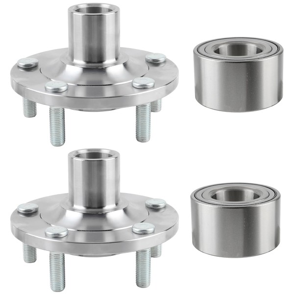 CARBBIA 2 Pair LS-WHB003 Wheel Bearings and Hub Assembly Compatible