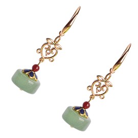 Ipetboom 1 Pair Retro Decorative Ear Pendants Fashion Ear Jewelry for Women for Daily Wear Parties Special Occasions Durable Stylish