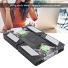 Laptop Cooler Pad Dual Fan Light Emitting Notebook Speaker Foldable