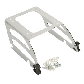 TCT-MT Solo Tour Pack Pak Luggage Rack Mount Fit for Harley Softail Heritage Deluxe Fat Boy Night Train 2006-2017 FLST FLSTC FLSTN FLSTSC Chrome 2016 2015 2014 2013