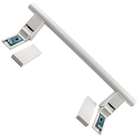 Anakel Home Fridge Handle Replacement 7432602 Compatible with Liebherr Fridge, Fridge Handle | Includes 2 Decorative Caps, White, 31 cm