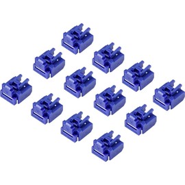 Renkforce RJ45 LAN Port Lock RF-4695228 Set of 12 Blue RF-4695228
