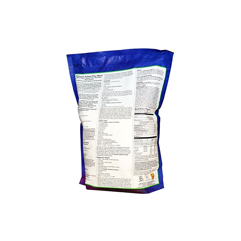Pamela's Products Gluten Free Artisan Flour Blend, 4 Pound (