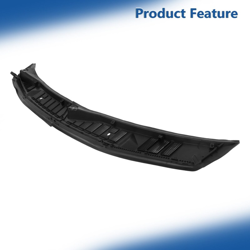 Silscvtt Windshield Window Wiper Cowl Cover Grille Front Black Replacement