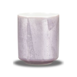 Tea Cups, Stylish Kutani Ware Yunomi (Yunoki), Silver and Purple Tea Bowl, Ceramic, Brand, Japanese Tableware, Made in Japan