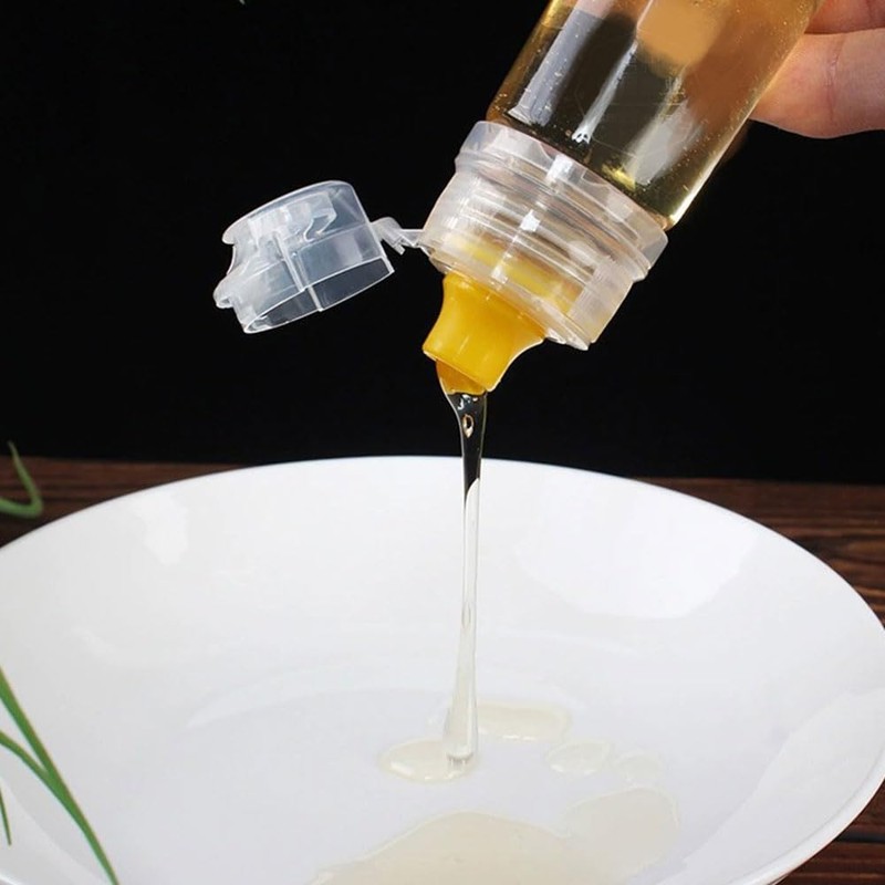 MANTIANXINGSHENL 2 Pcs Squeeze Bottle Honey Bottle Syrup Container Honey