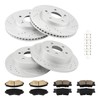 Torchbeam Front and Rear Brake Pad & Rotor Kit Brake
