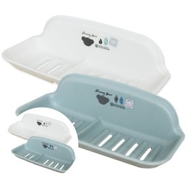Absorption soap stand 23cm x7cm x 9cm portable soap case Soap Case White 2ea
