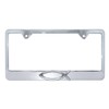 Christian Fish Chrome Metal License Plate Frame