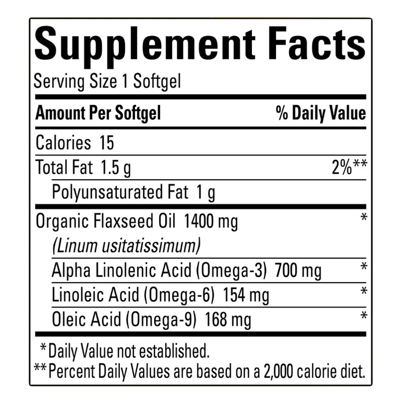 Nature Made Flaxseed Oil 1400 mg, 300 Softgels