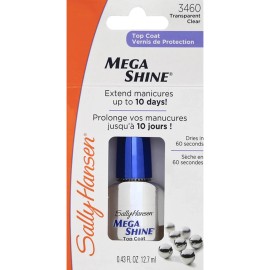 Sally Hansen Mega Shine Top Coat - Clear
