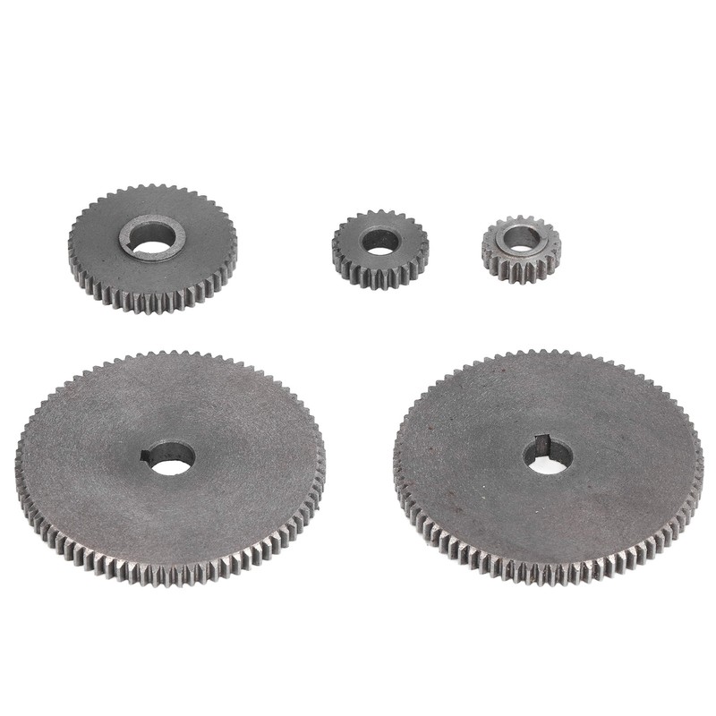 5Pcs Lathe Gear Metal Mini T80 T45 T25 T20 Accessory