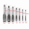 Haosie 7PCS Thread Steel Tap Set, Metric Tap Wrench, M3-M12