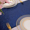 12" x 108" Sequined Table Runner- (Navy Blue)