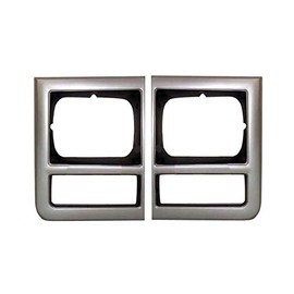 Aftermarket Products 89-91 CHEVY SUBURBAN HEADLAMP HEADLIGHT DOOR LH & RH GM2512168 GM2513168 Silver SUV Vehicle Headlamp Bundle