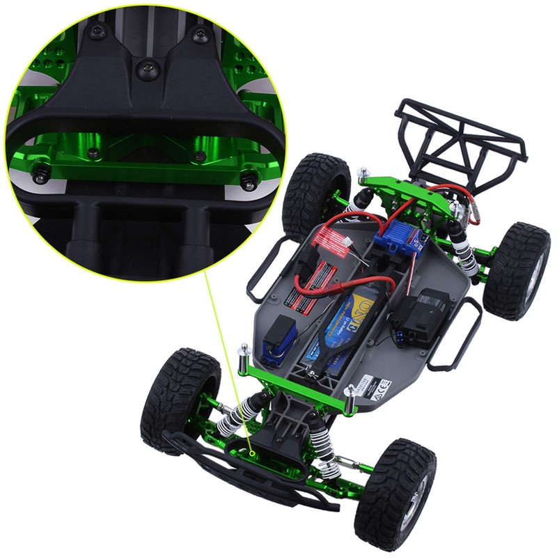 Hobbypark Aluminum Front Bulkhead for 1/10 Traxxas 2WD Slash, Rustler,
