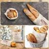 TYXHXTF 3 Pack Bread Bags, Plastic Lined Bread Storage Bags